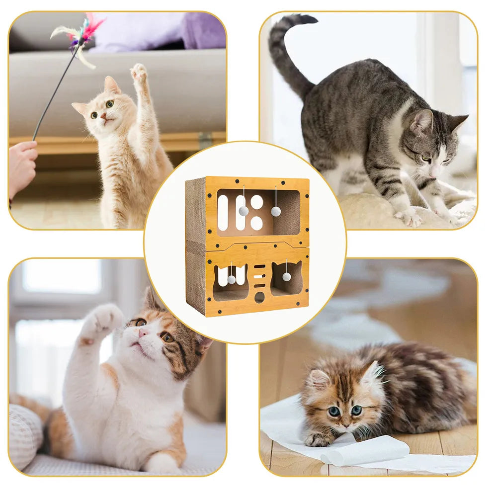 Griffoir et couchette 2 en 1 pour chat, vue 4