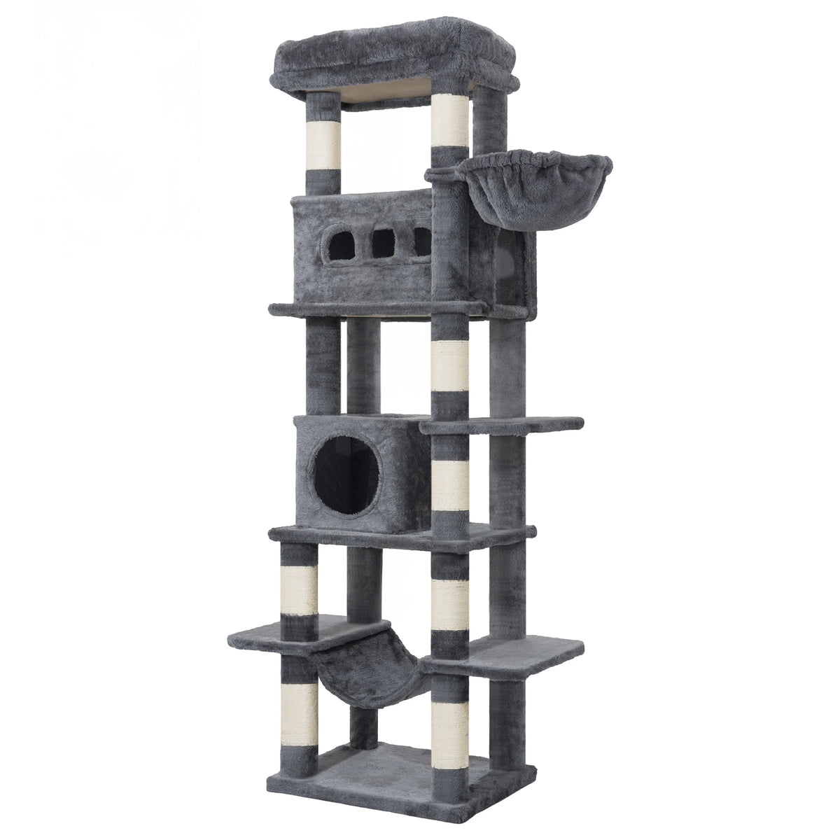 Arbre à chat XXL 170 cm multi-niveaux, vue 6
