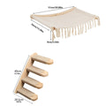 Dimensions : hamac 51 × 34 cm et échelle à 4 marches de 40 cm