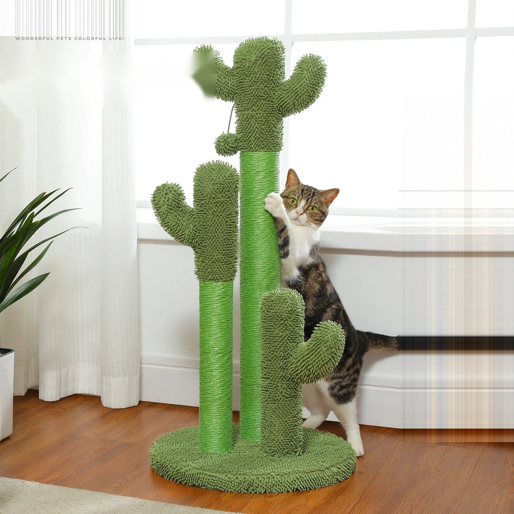 Griffoir cactus 3 poteaux en sisal