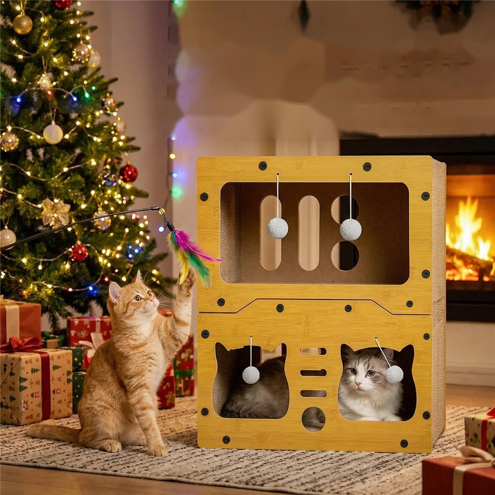 Griffoir et couchette 2 en 1 pour chat, vue 5