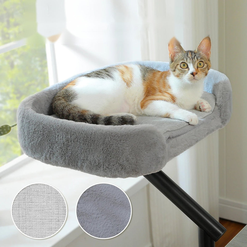 Lit de bureau pivotant à 360° pour chat, vue 3